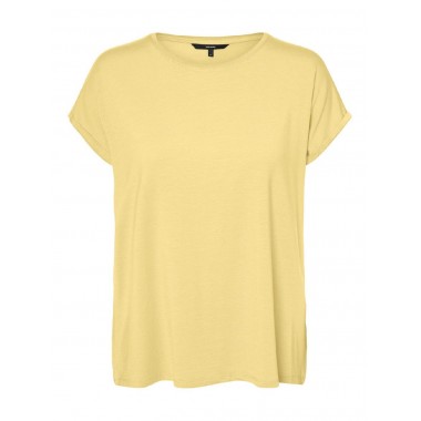 Vero moda t-shirt manica corta vmava plain ss top gajrs noos